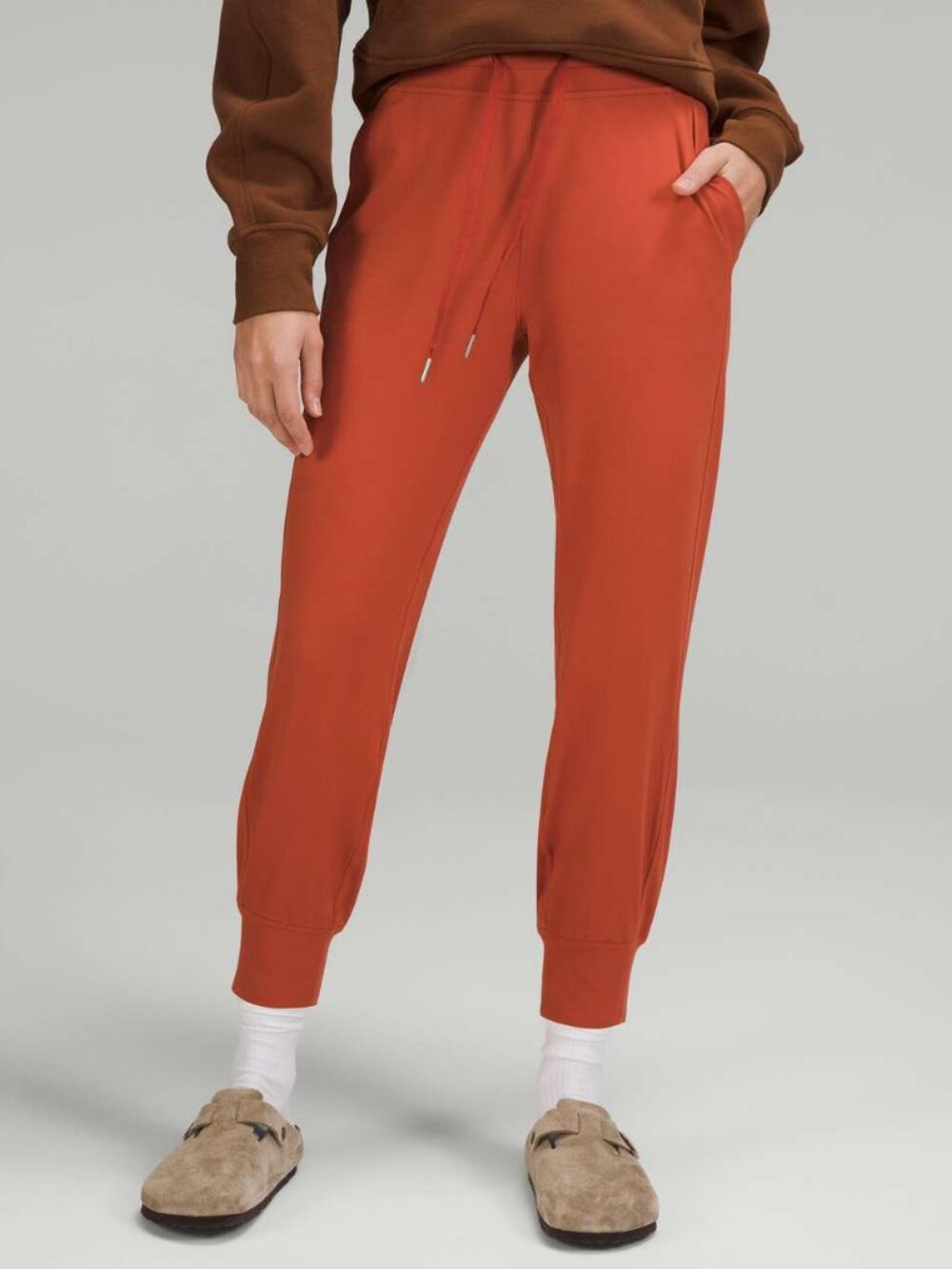 Lululemon Women 0 Ready To Rulu Pant Jogger Orange Activewear Athletic Casual